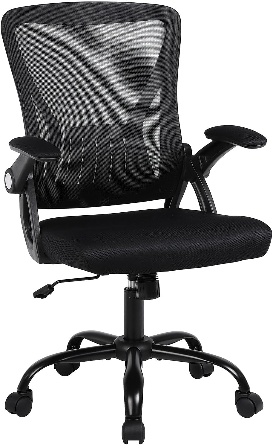 Black Ergonomic Mesh Office Chair with Lumbar Support