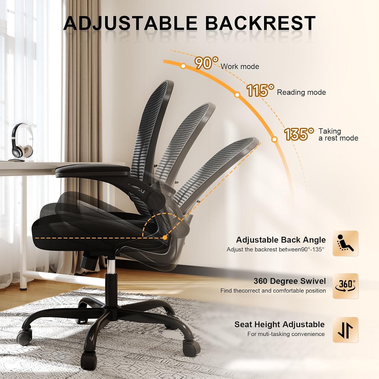 Black Mesh Office Chair