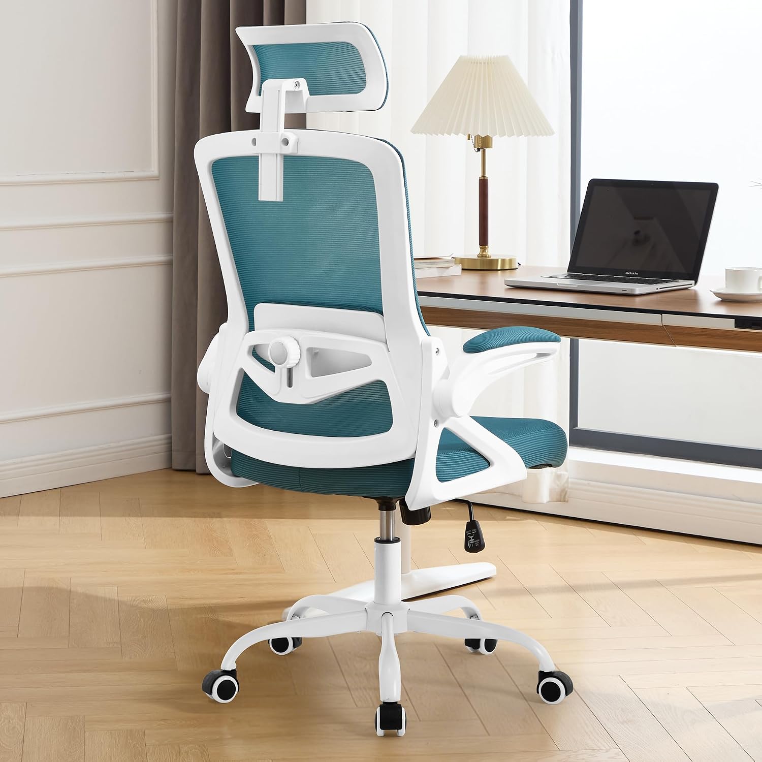 Black Mesh Office Chair Headrest