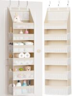 Beige Over Door Organiser