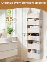 Beige Over Door Organiser