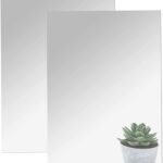 Rectangular Acrylic Mirror Sheets - 2-Pack