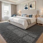 Grey Shag Area Rug