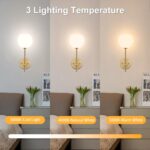 Gold Wireless Wall Sconce - 2-Piece Set
