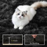 Black Fluffy Shag Rug