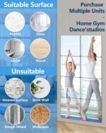 Square Acrylic Mirror Tiles - 4-Pack