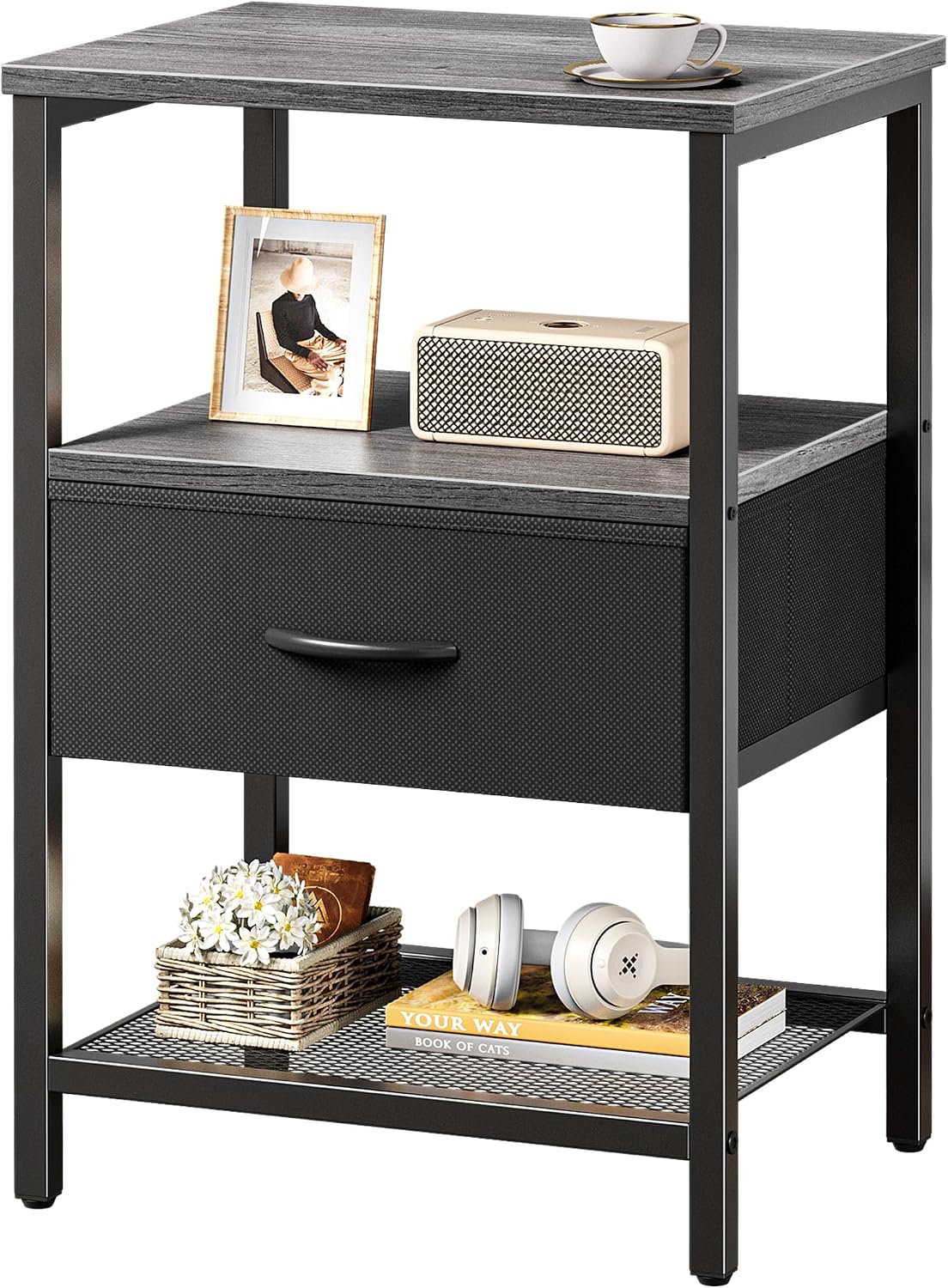 Rustic Brown Nightstand Set