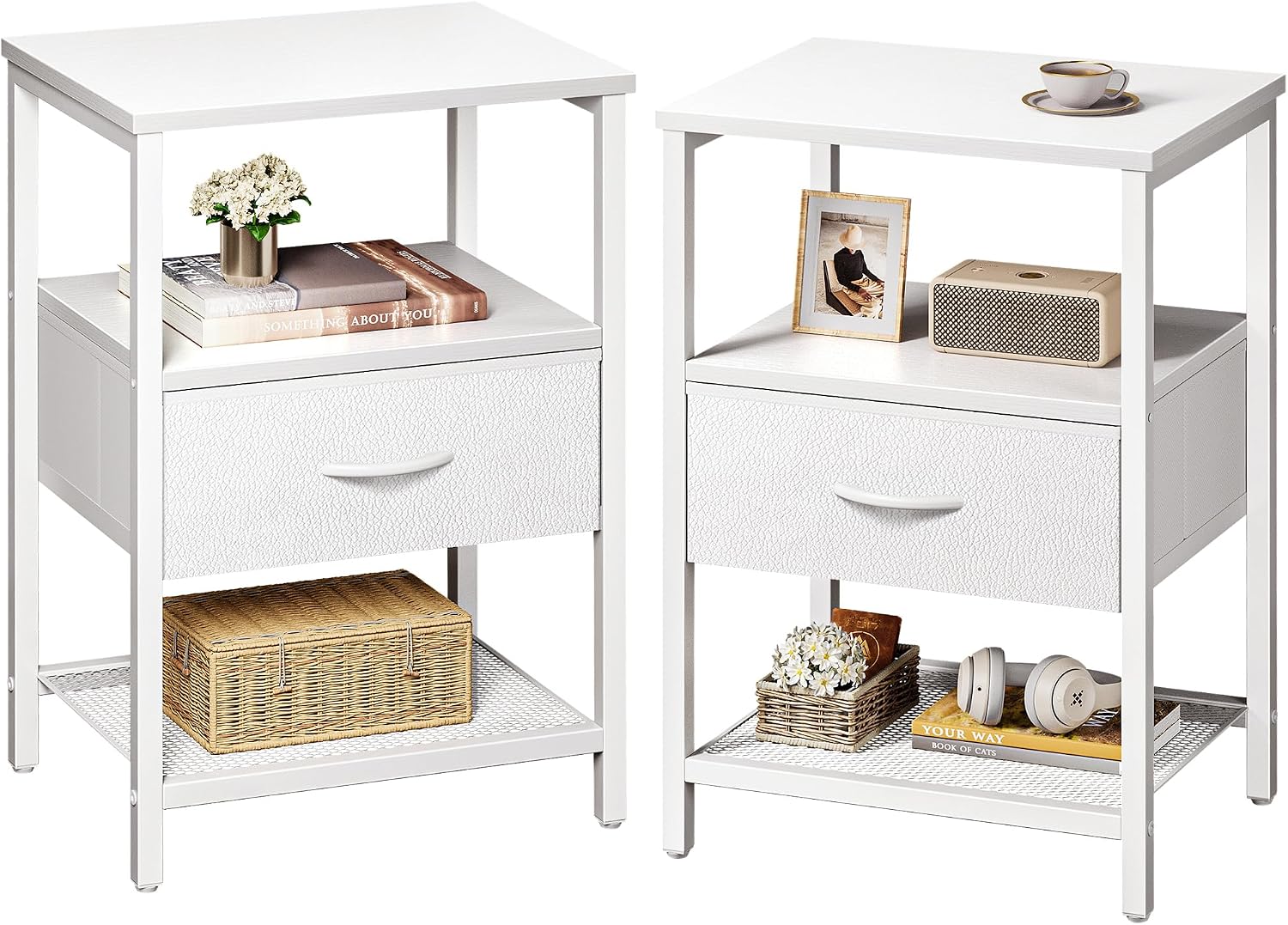 Rustic Brown Nightstand Set
